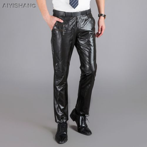 Pantalon cuir homme pour automne - Ref 1480415