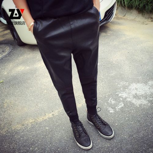 Pantalon cuir homme pour adolescent automne - Ref 1480437