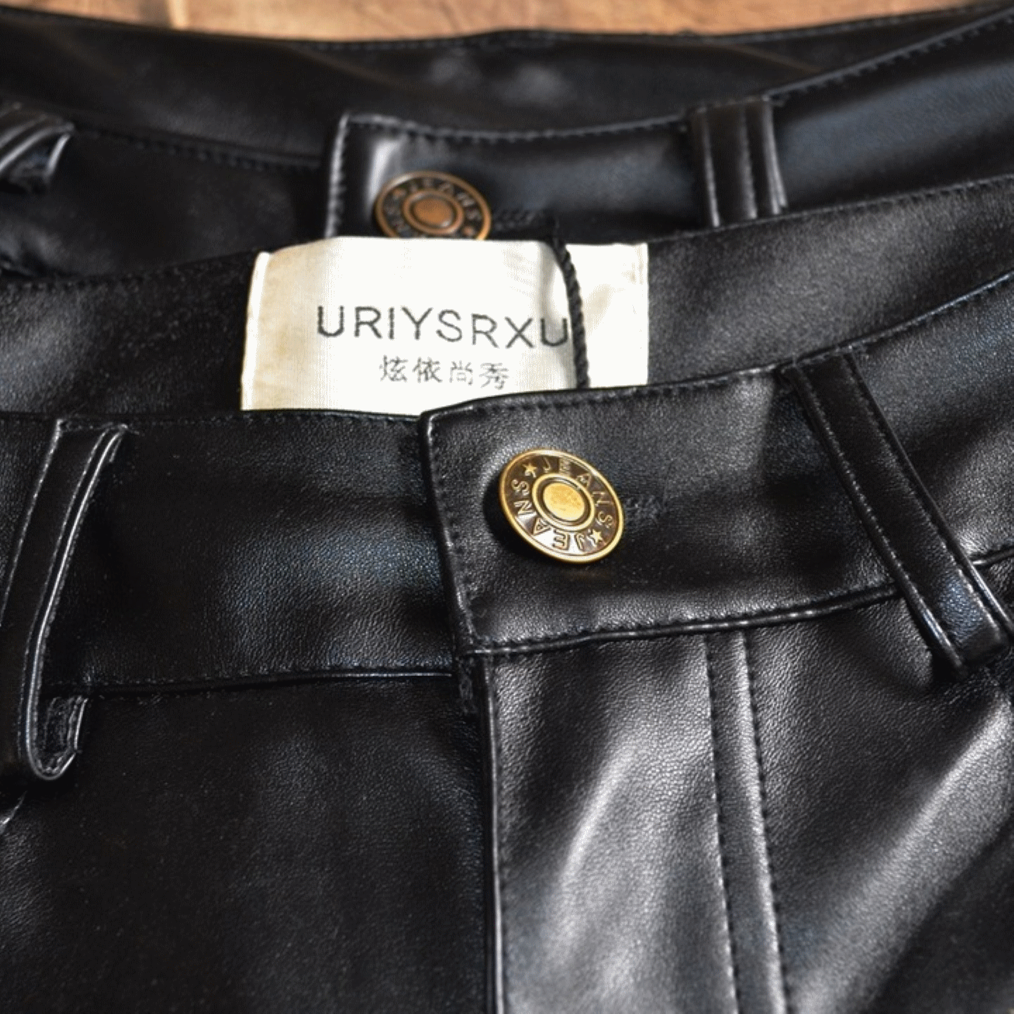 Pantalon cuir homme serré pour adolescent - Ref 1480475