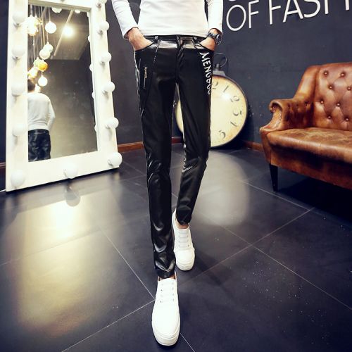 Pantalon cuir homme droit pour adolescent automne - Ref 1480510