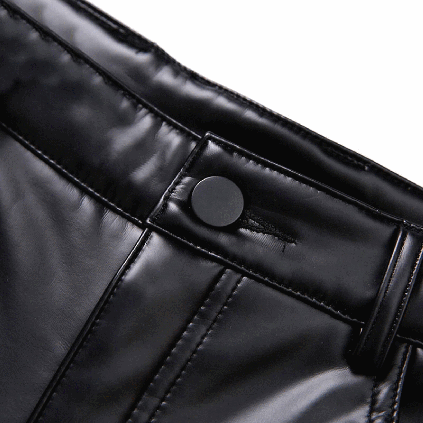 Pantalon cuir homme pantalons fuselés pour jeunesse PU - Ref 1480663