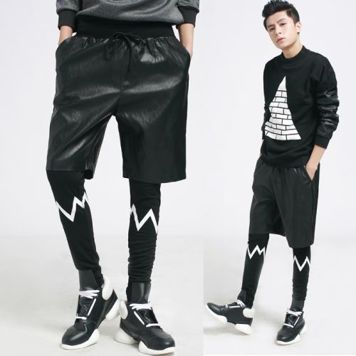 Pantalon cuir homme droit pour jeunesse printemps - Ref 1480740