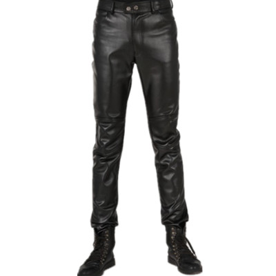 Pantalon cuir homme serré pour jeunesse PU automne - Ref 1480801