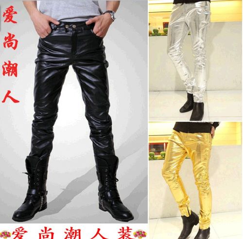 Pantalon cuir homme serré pour automne - Ref 1480905