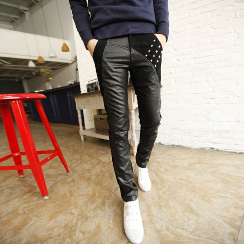 Pantalon cuir homme - Ref 1481147