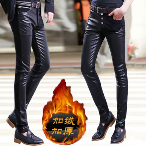 Pantalon cuir homme serré pour adolescent ARCHIMEDES hiver - Ref 1481268