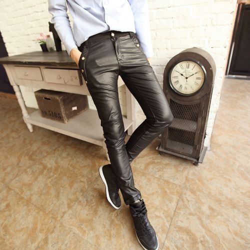 Pantalon cuir homme serré pour jeunesse MCC HOMME hiver - Ref 1481359