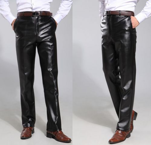 Pantalon cuir homme droit pour automne - Ref 1481466