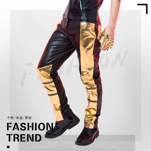 Pantalon cuir homme serré pour adolescent hiver - Ref 1481522