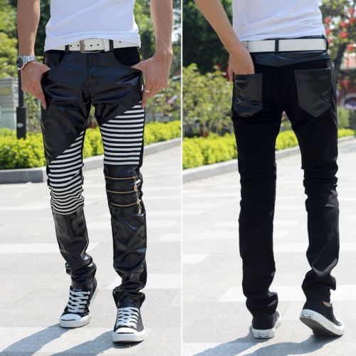 Pantalon cuir homme droit pour adolescent hiver - Ref 1481803