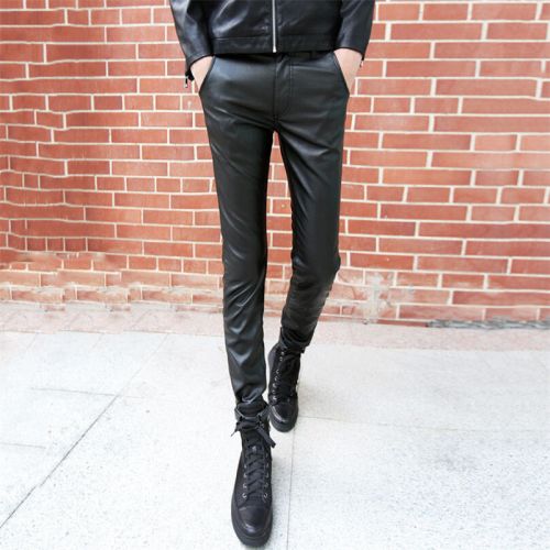 Pantalon cuir homme pantalons fuselés pour jeunesse CTRLYLTS - Ref 1481980