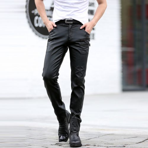 Pantalon cuir homme pantalons fuselés pour automne - Ref 1482056
