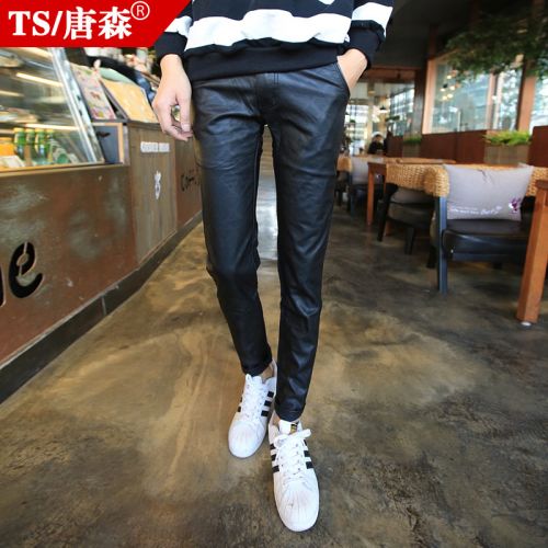 Pantalon cuir homme pantalons fuselés pour jeunesse - Ref 1482187
