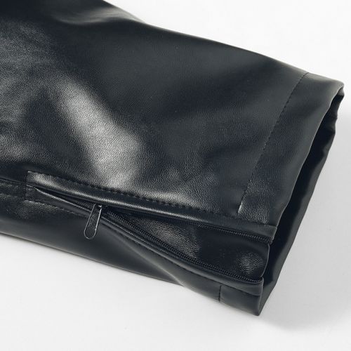 Pantalon cuir homme droit PU pour hiver - Ref 1482239