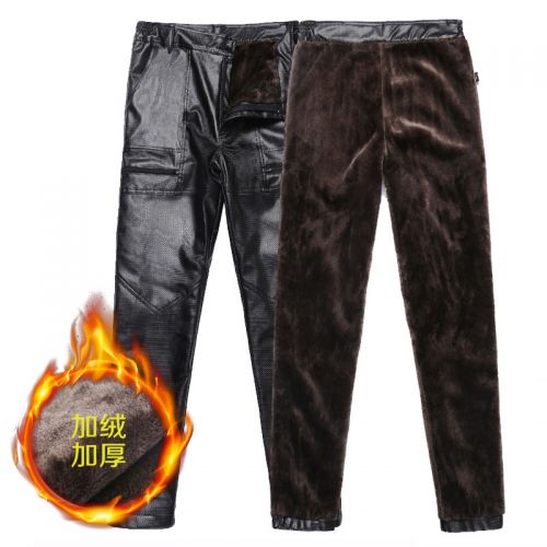 Pantalon cuir homme PU - Ref 1482297