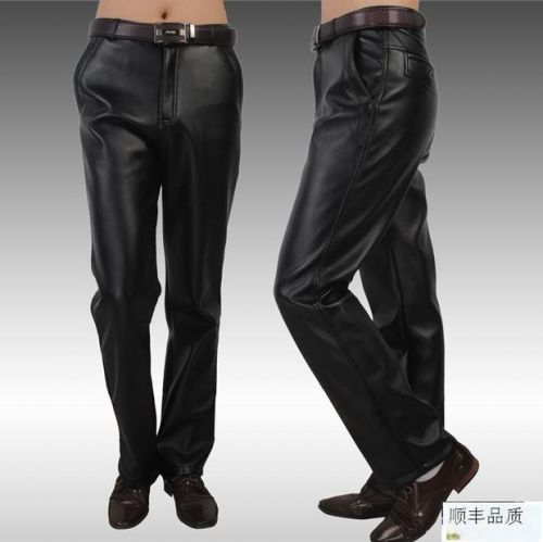 Pantalon cuir homme droit pour hiver - Ref 1482351