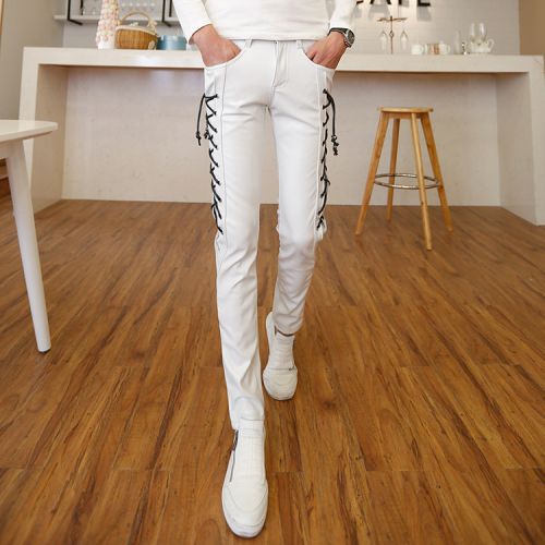 Pantalon cuir homme droit pour jeunesse hiver - Ref 1482441