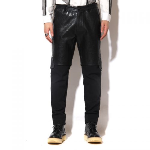 Pantalon cuir homme pantalons fuselés pour jeunesse automne - Ref 1482481