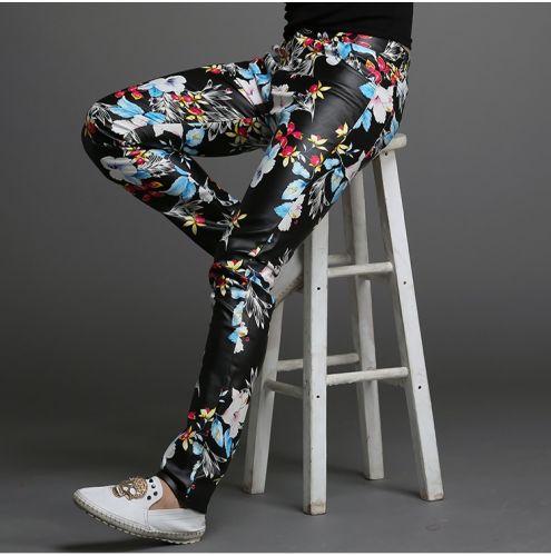 Pantalon cuir homme droit pour adolescent printemps - Ref 1482558