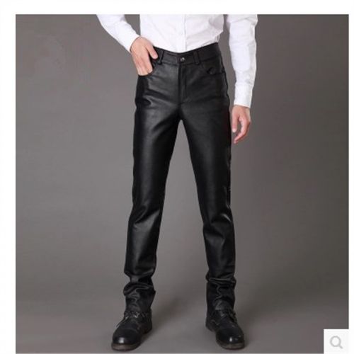 Pantalon cuir homme droit pour hiver - Ref 1482641
