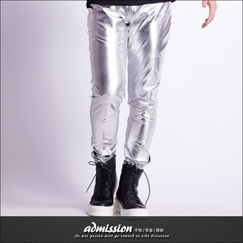 Pantalon cuir homme serré pour adolescent automne - Ref 1482898