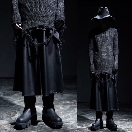 Pantalon cuir homme haut-parleur pour jeunesse printemps - Ref 1482933