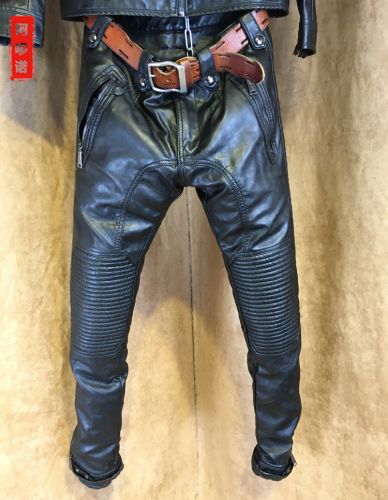 Pantalon cuir homme serré pour jeunesse PU automne - Ref 1483025