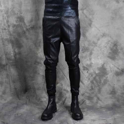 Pantalon cuir homme pantalons fuselés - Ref 1483165