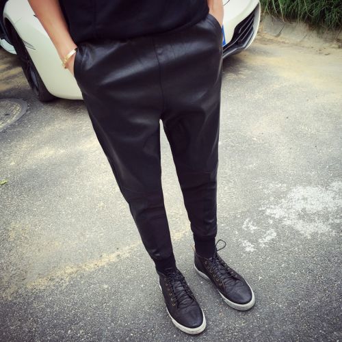 Pantalon cuir homme pour adolescent hiver - Ref 1483203