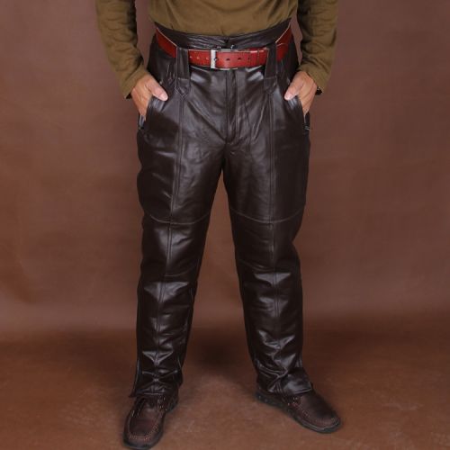 Pantalon cuir homme pour hiver - Ref 1483338