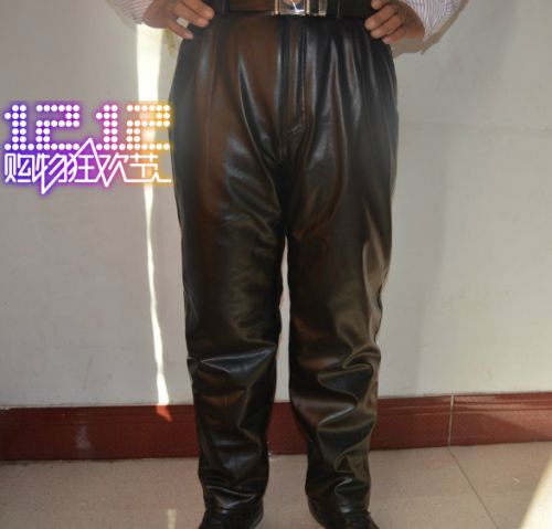 Pantalon cuir homme droit pour hiver - Ref 1483579