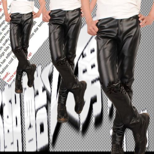 Pantalon cuir homme serré pour adolescent hiver - Ref 1483735