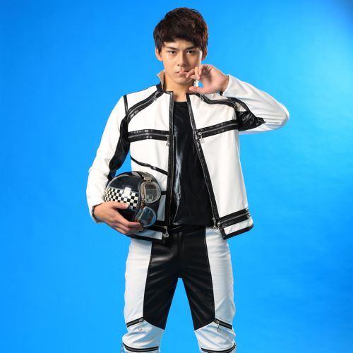 Pantalon cuir homme serré pour jeunesse hiver - Ref 1483748