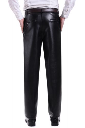 Pantalon cuir homme PU pour automne - Ref 1483923