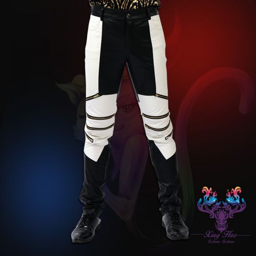 Pantalon cuir homme serré pour jeunesse été - Ref 1483971