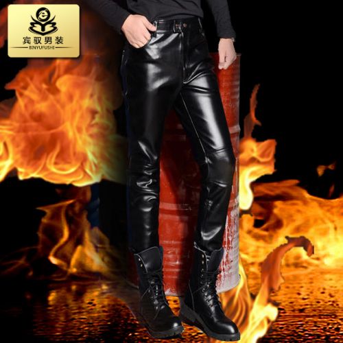 Pantalon cuir homme droit 3I pour printemps - Ref 1484219