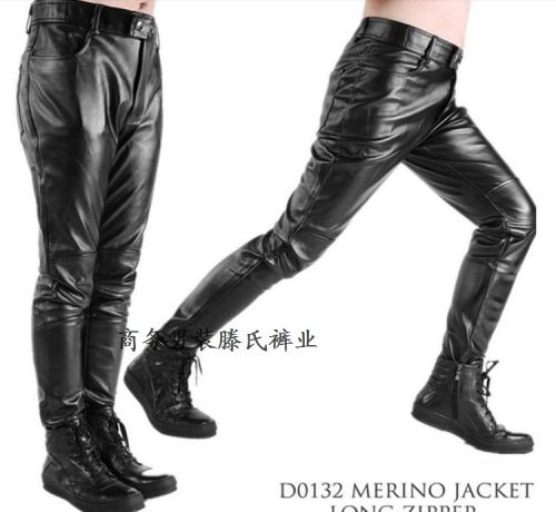 Pantalon cuir homme pantalons fuselés pour automne - Ref 1484289