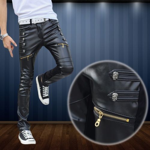 Pantalon cuir homme serré pour adolescent 3I hiver - Ref 1484598