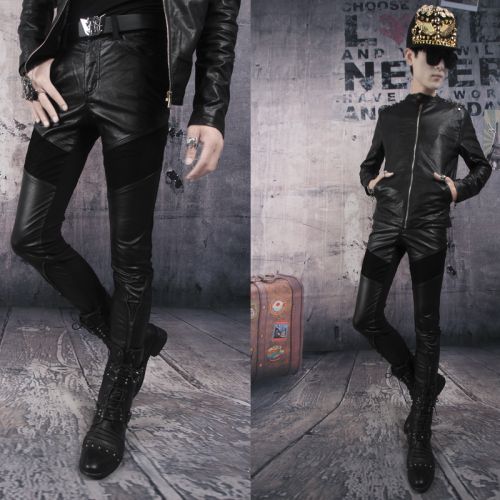 Pantalon cuir homme droit pour adolescent hiver - Ref 1484660