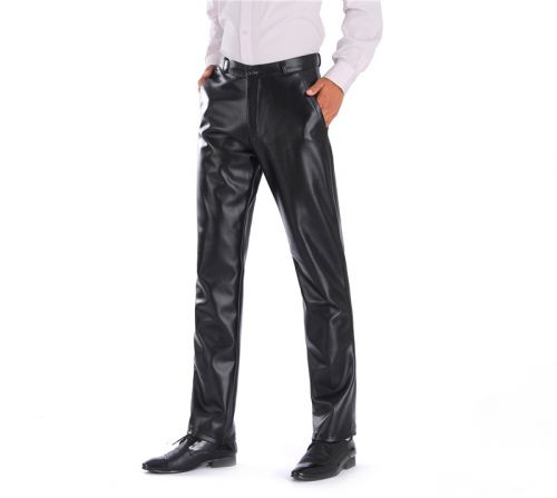 Pantalon cuir homme droit pour automne - Ref 1484686