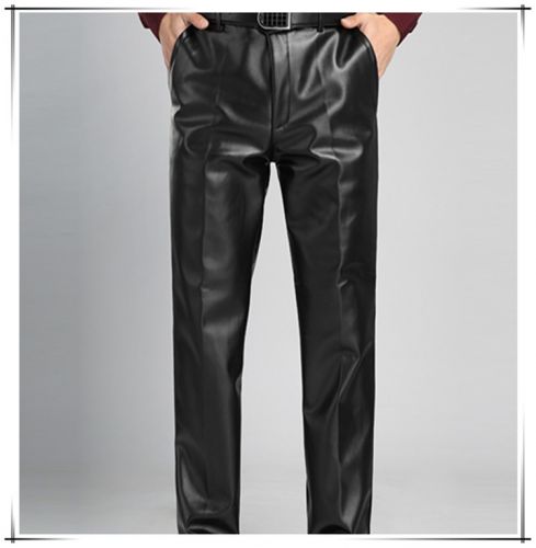 Pantalon cuir homme droit ABCAAA pour hiver - Ref 1485053