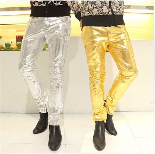 Pantalon cuir homme serré pour jeunesse - Ref 1485060