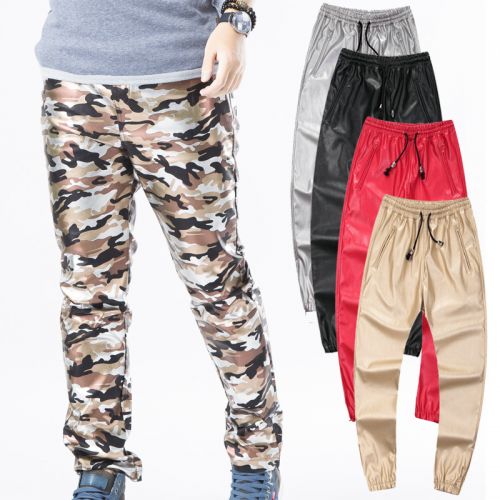 Pantalon cuir homme droit pour adolescent PU automne - Ref 1485099