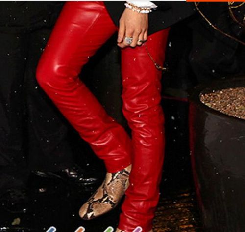 Pantalon cuir homme serré pour adolescent - Ref 1485109