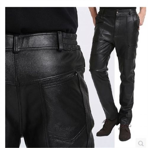 Pantalon cuir homme droit Première couche de pour hiver - Ref 1485188