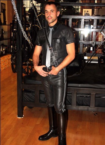 Pantalon cuir homme - Ref 1485231