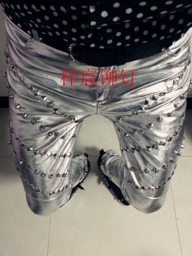 Pantalon cuir homme serré - Ref 1485352