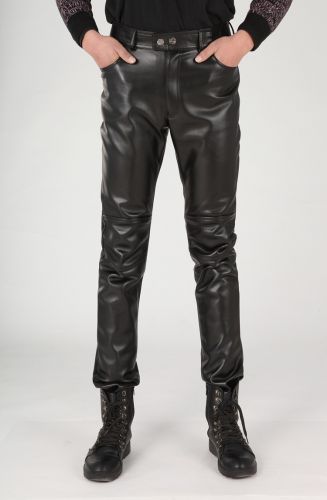 Pantalon cuir homme serré pour grands chantiers automne - Ref 1485480
