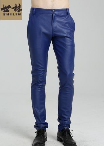 Pantalon cuir homme serré pour adolescent PU automne - Ref 1485611