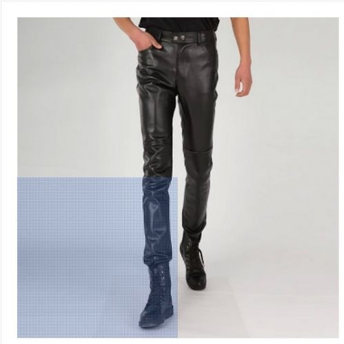 Pantalon cuir homme pantalons fuselés pour jeunesse automne - Ref 1485747